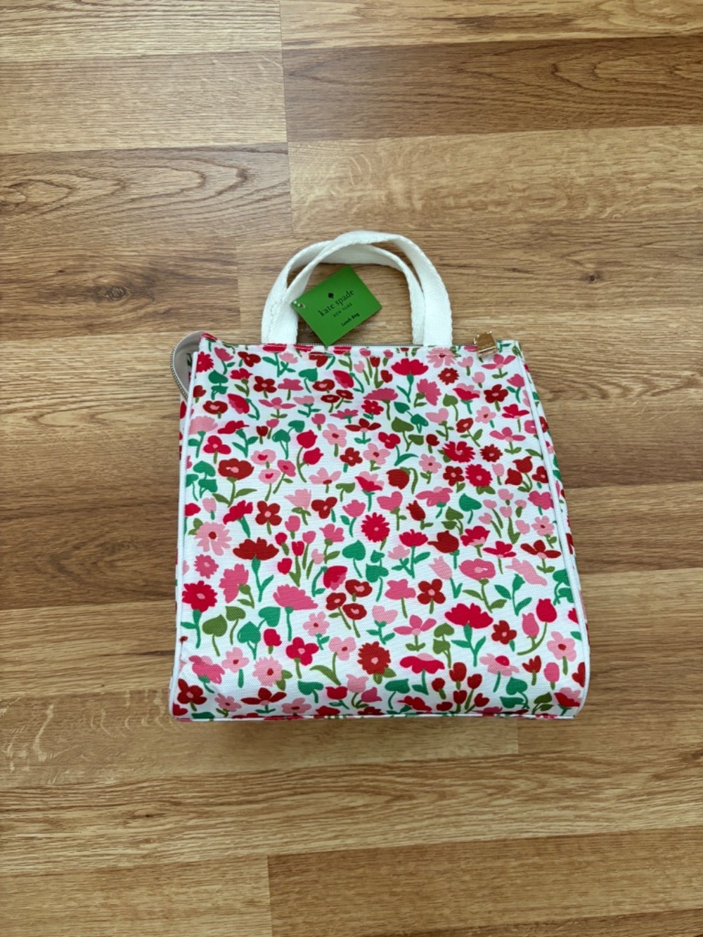 NWT Kate Spade New York Floral pattern Insulated Lunch Bag - Picture 7 of 13